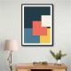 Bright Geometric Series #1 Wall Art