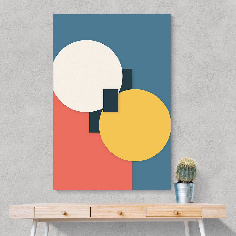 Bright Geometric Series #2 Wall Art