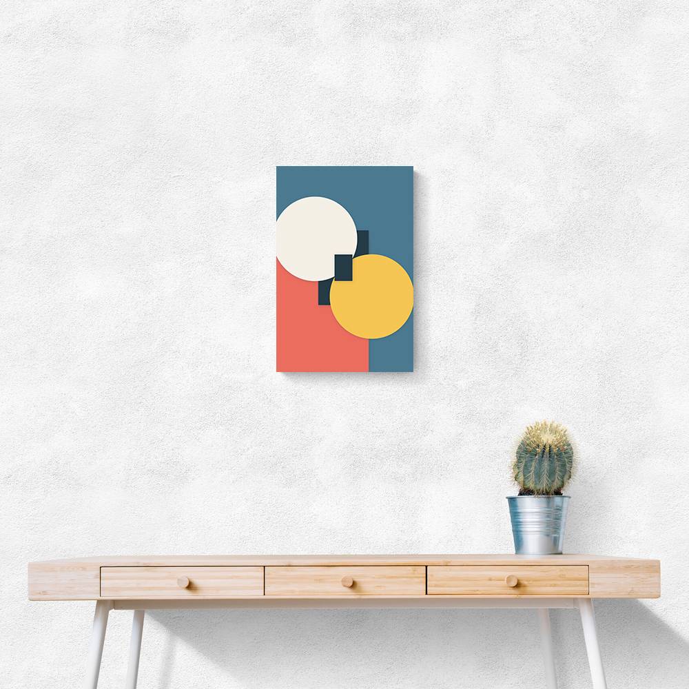 Bright Geometric Series #2 Wall Art