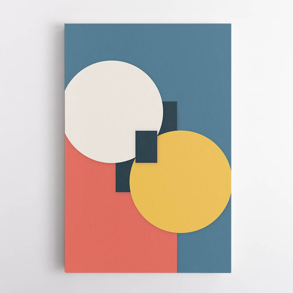 Bright Geometric Series #2 Wall Art