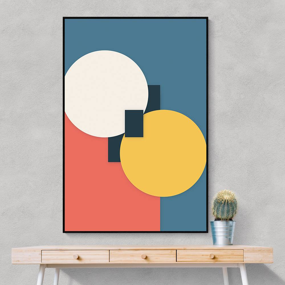 Bright Geometric Series #2 Wall Art