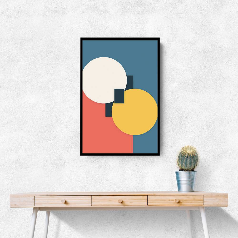 Bright Geometric Series #2 Wall Art