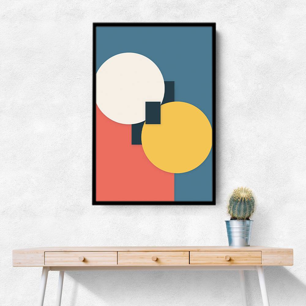 Bright Geometric Series #2 Wall Art