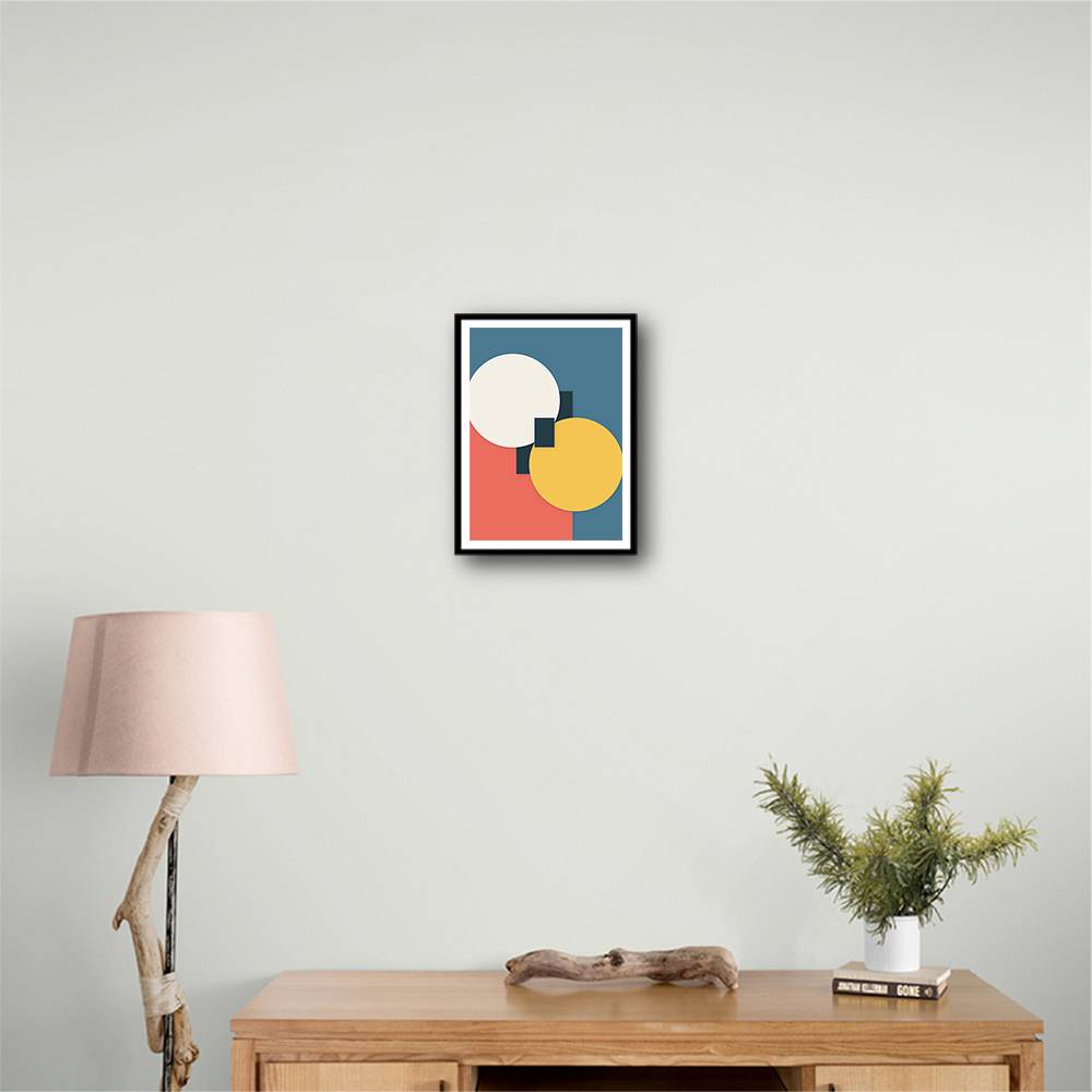 Bright Geometric Series #2 Wall Art