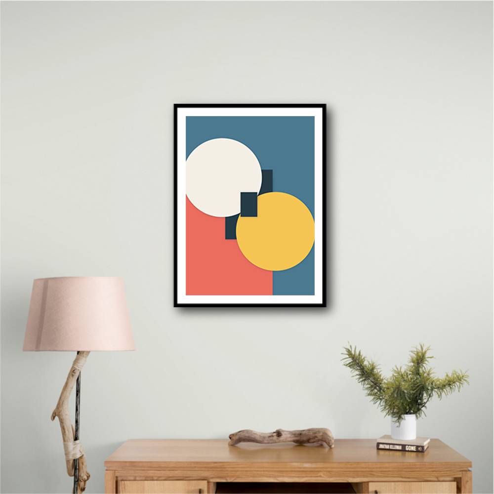 Bright Geometric Series #2 Wall Art