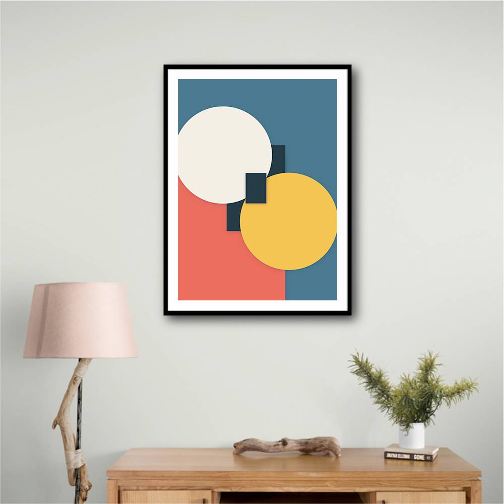 Bright Geometric Series #2 Wall Art