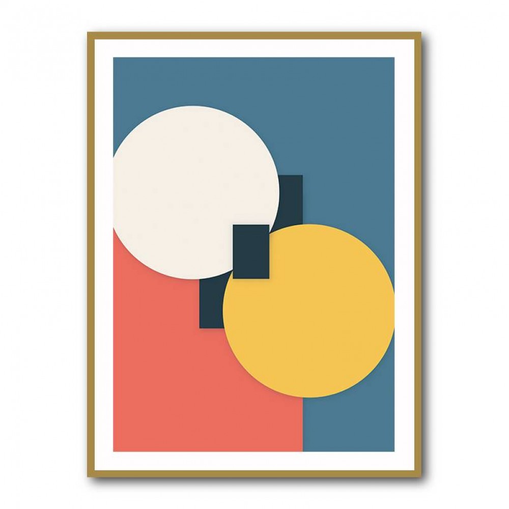 Bright Geometric Series #2 Wall Art