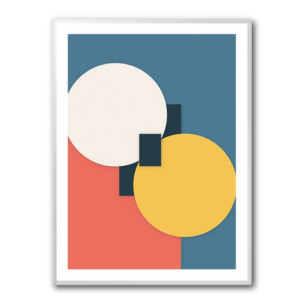 Bright Geometric Series #2 Wall Art