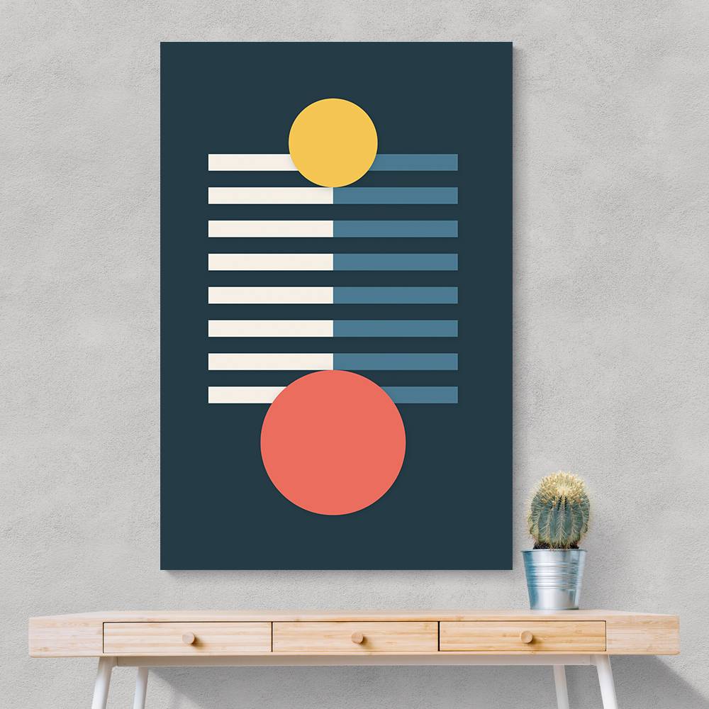 Bright Geometric Series #3 Wall Art