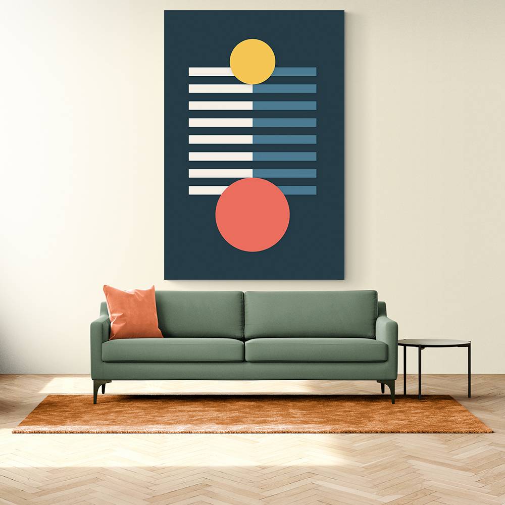 Bright Geometric Series #3 Wall Art