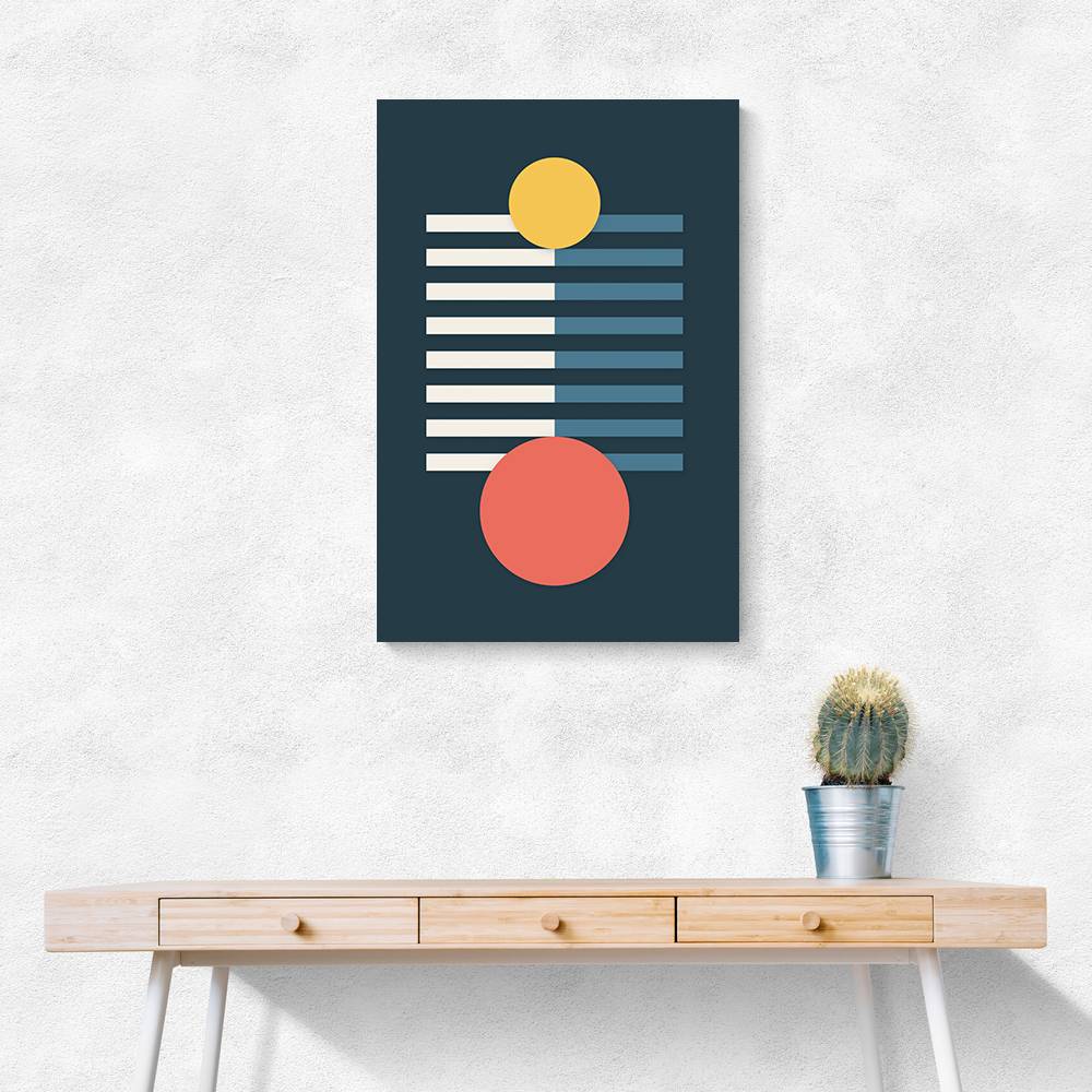 Bright Geometric Series #3 Wall Art