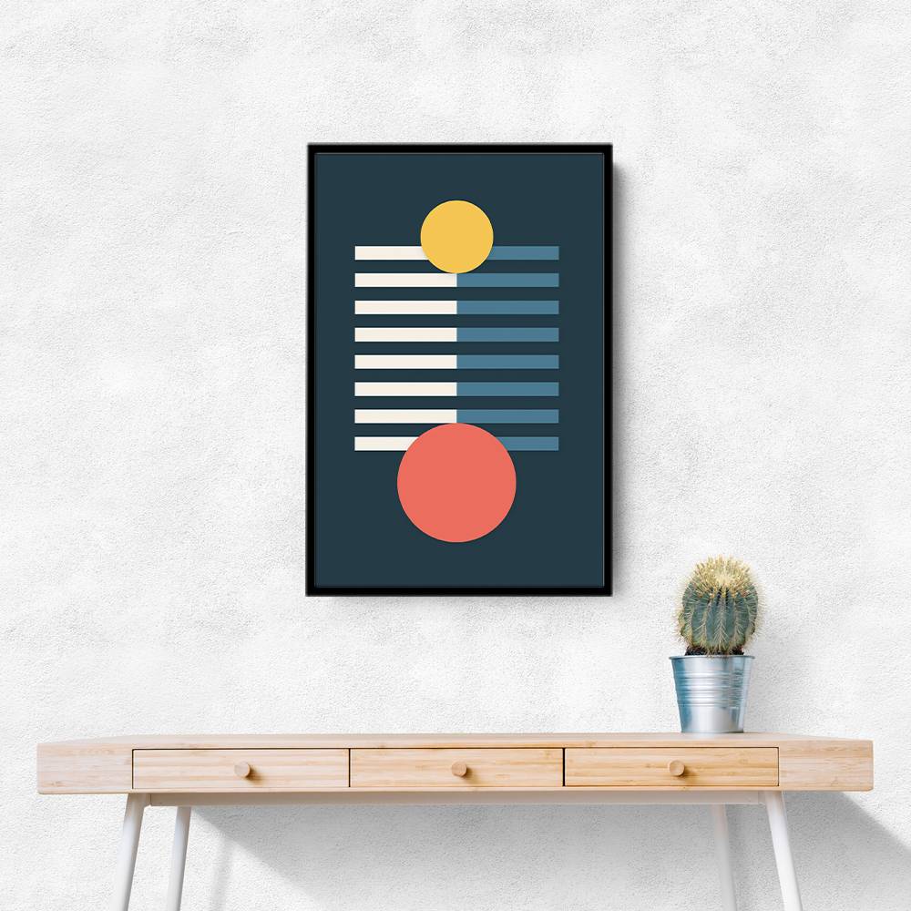 Bright Geometric Series #3 Wall Art