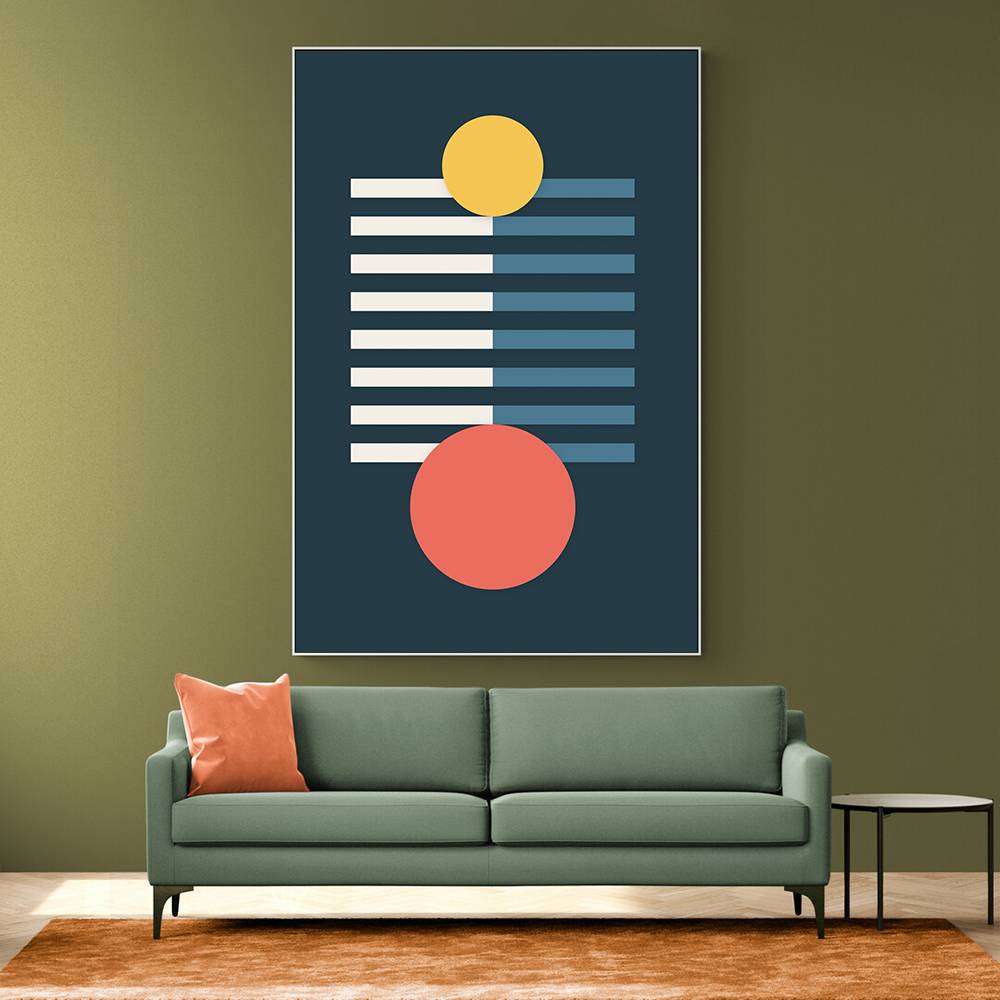 Bright Geometric Series #3 Wall Art