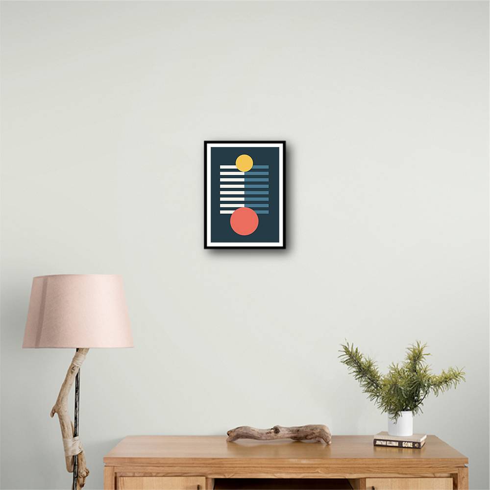 Bright Geometric Series #3 Wall Art