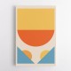 Bright Minimal Shapes Series #1 Wall Art