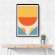 Bright Minimal Shapes Series #1 Wall Art