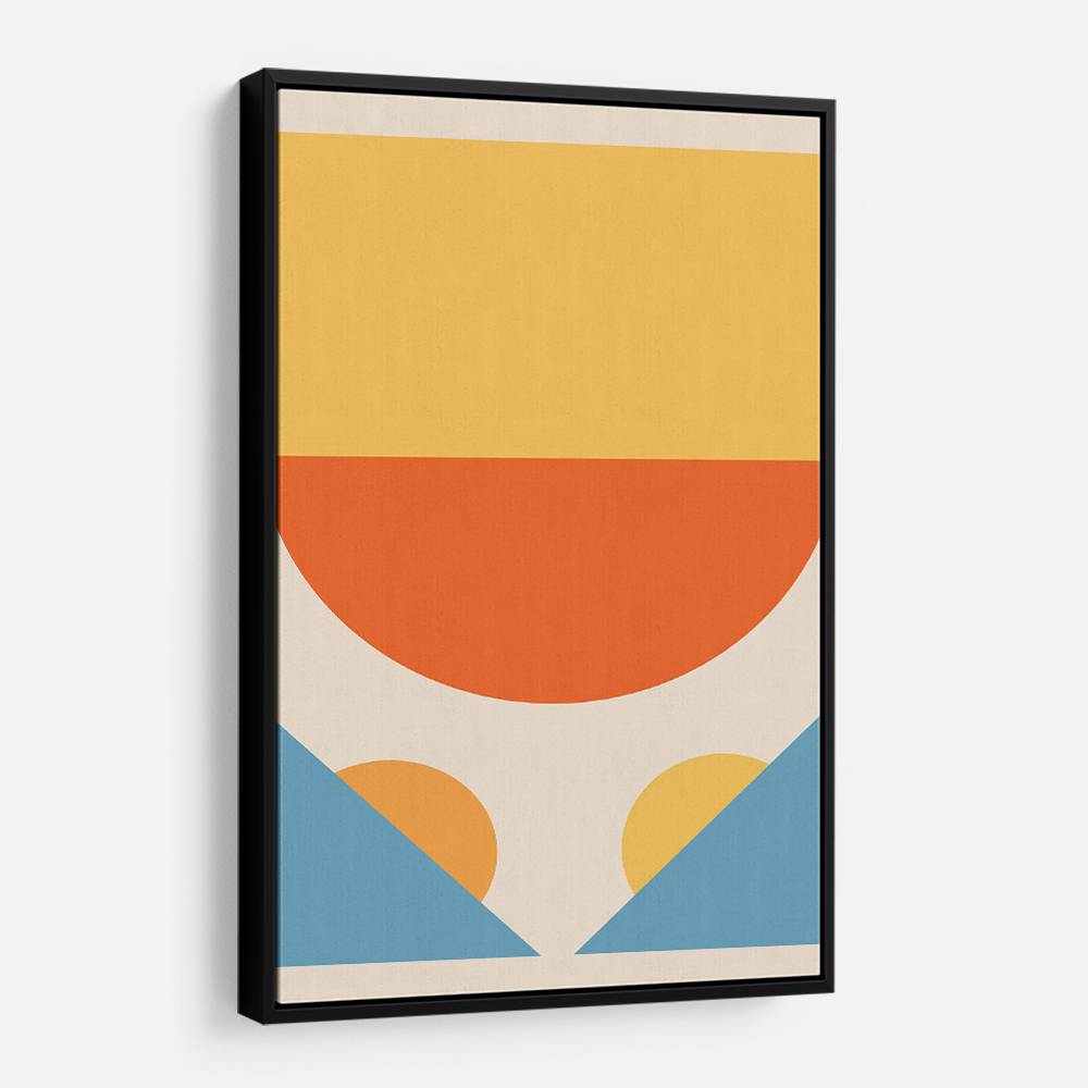 Bright Minimal Shapes Series #1 Wall Art