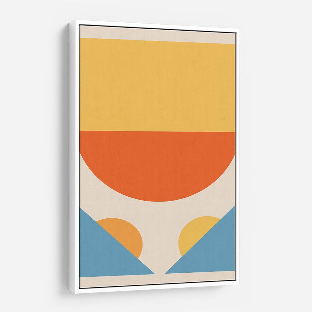 Bright Minimal Shapes Series #1 Wall Art