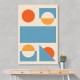 Bright Minimal Shapes Series #2 Wall Art