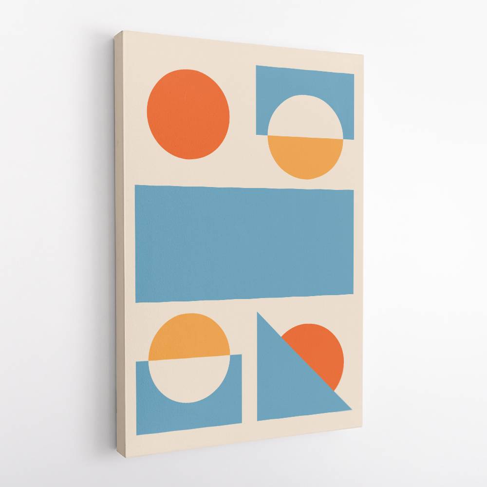 Bright Minimal Shapes Series #2 Wall Art