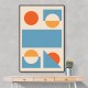 Bright Minimal Shapes Series #2 Wall Art