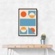 Bright Minimal Shapes Series #2 Wall Art