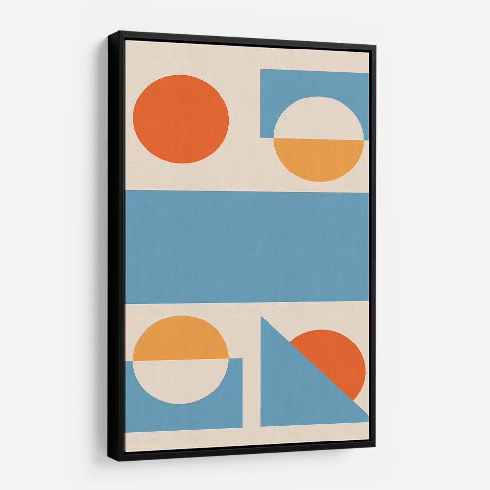 Bright Minimal Shapes Series #2 Wall Art