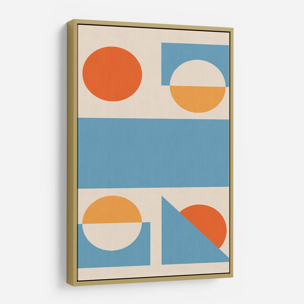 Bright Minimal Shapes Series #2 Wall Art