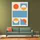 Bright Minimal Shapes Series #2 Wall Art