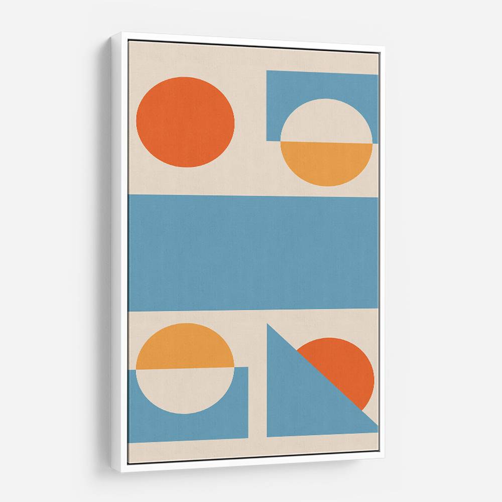 Bright Minimal Shapes Series #2 Wall Art