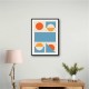 Bright Minimal Shapes Series #2 Wall Art