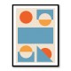 Bright Minimal Shapes Series #2 Wall Art