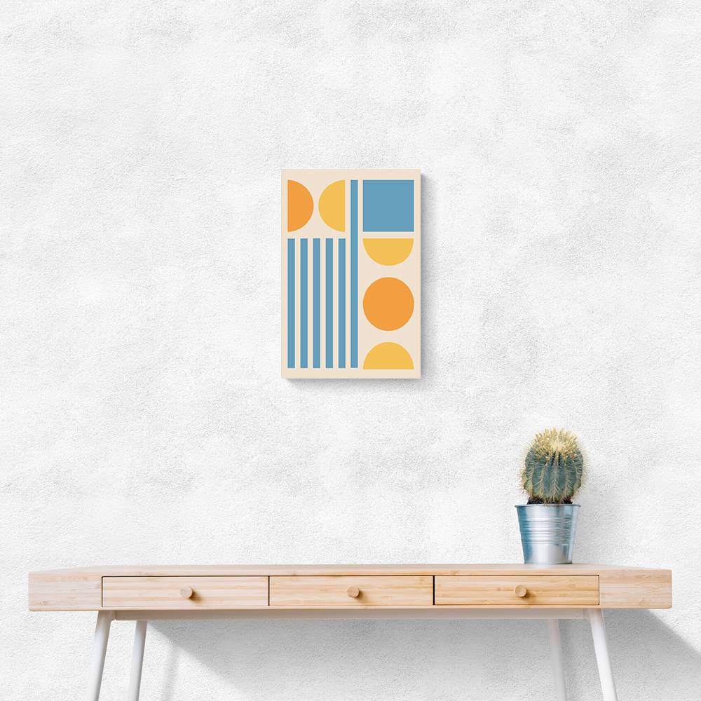 Bright Minimal Shapes Series #3 Wall Art