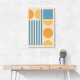 Bright Minimal Shapes Series #3 Wall Art