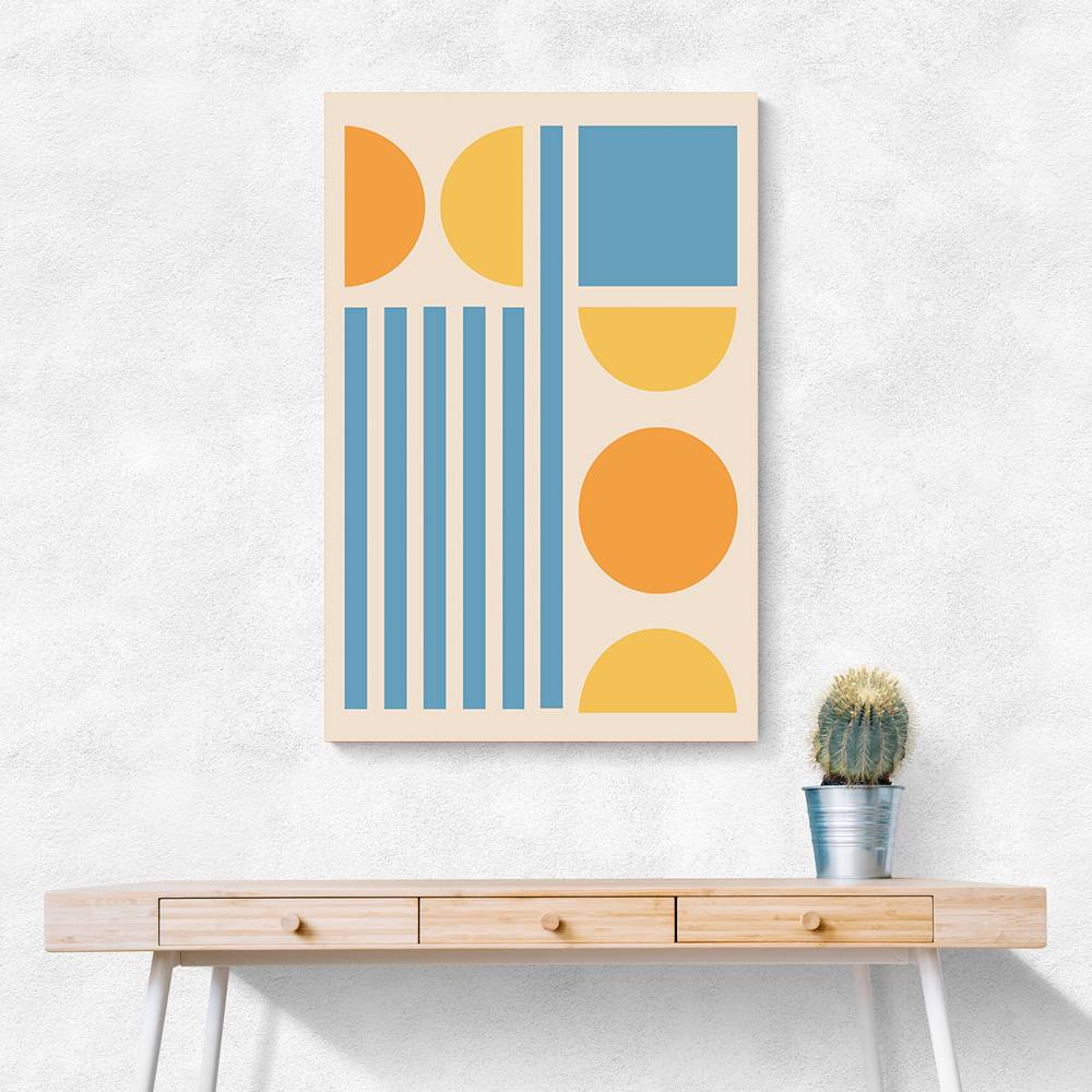 Bright Minimal Shapes Series #3 Wall Art