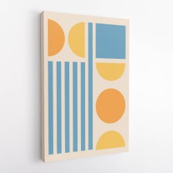 Bright Minimal Shapes Series #3 Wall Art