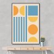 Bright Minimal Shapes Series #3 Wall Art