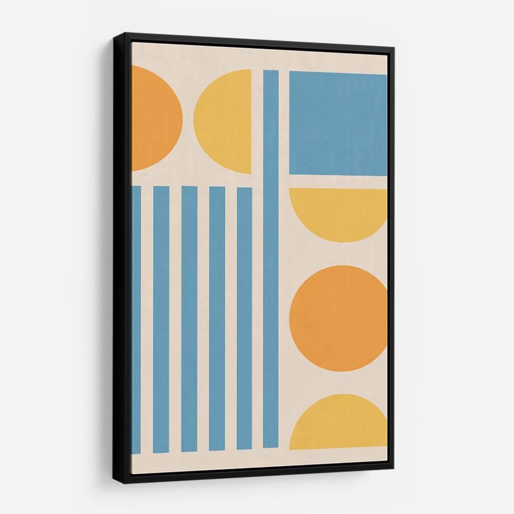 Bright Minimal Shapes Series #3 Wall Art