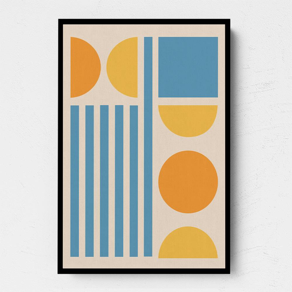 Bright Minimal Shapes Series #3 Wall Art