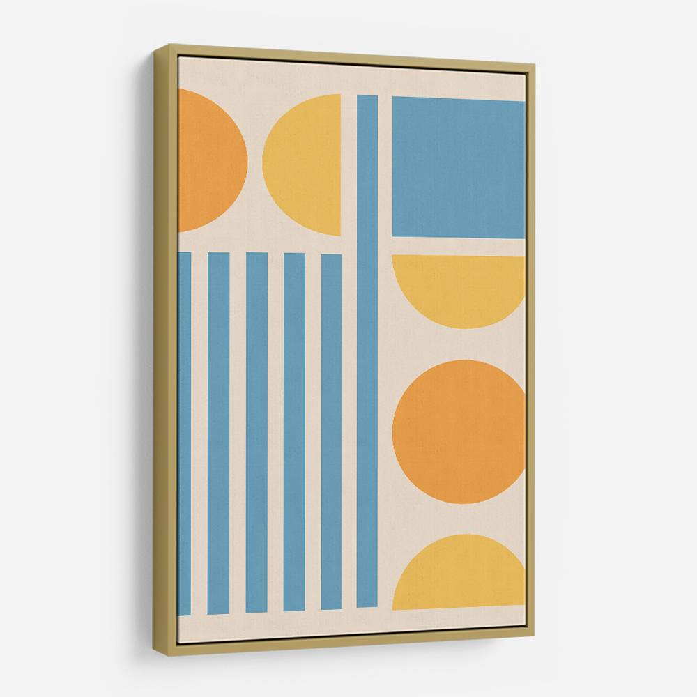 Bright Minimal Shapes Series #3 Wall Art