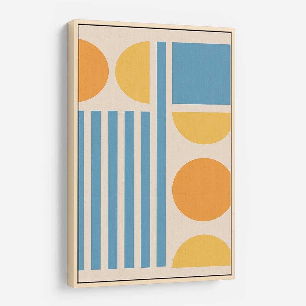 Bright Minimal Shapes Series #3 Wall Art