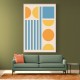 Bright Minimal Shapes Series #3 Wall Art