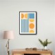 Bright Minimal Shapes Series #3 Wall Art