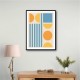 Bright Minimal Shapes Series #3 Wall Art