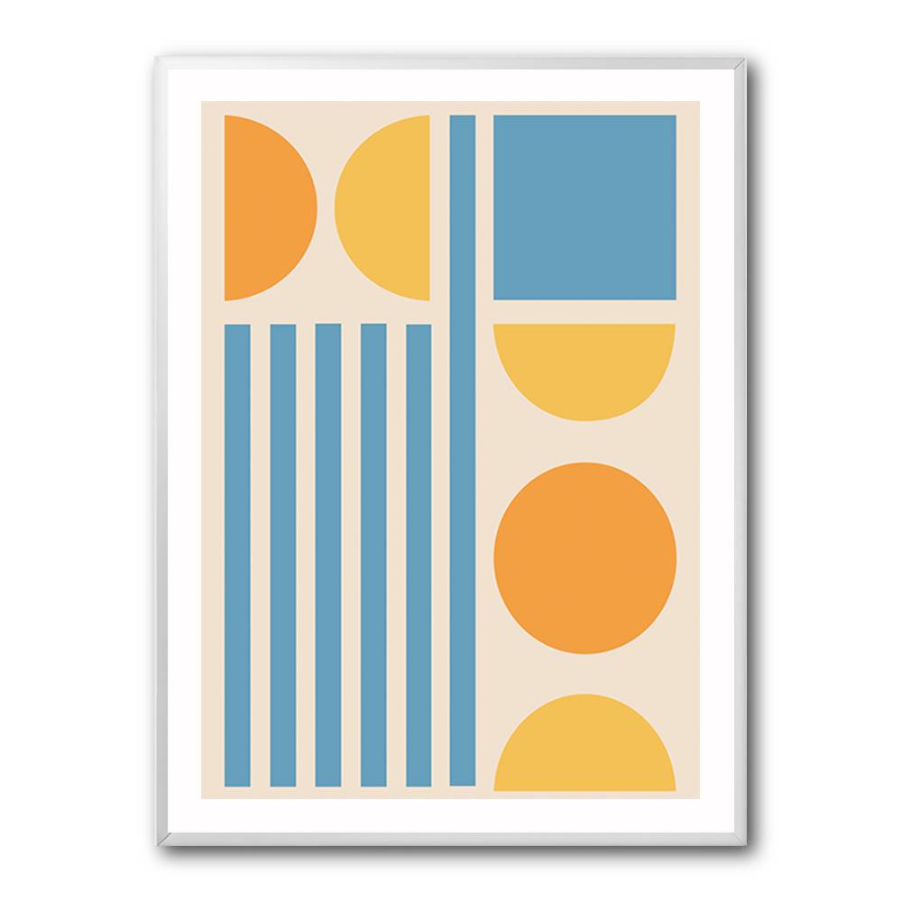 Bright Minimal Shapes Series #3 Wall Art