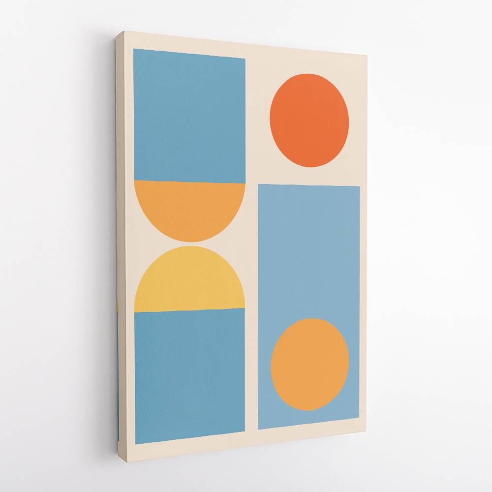 Bright Minimal Shapes Series #4 Wall Art