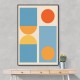 Bright Minimal Shapes Series #4 Wall Art