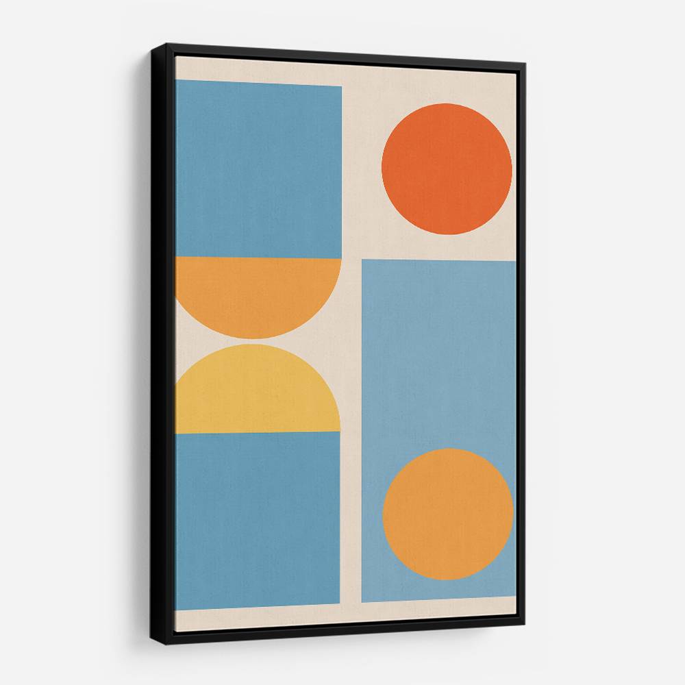 Bright Minimal Shapes Series #4 Wall Art