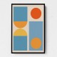 Bright Minimal Shapes Series #4 Wall Art