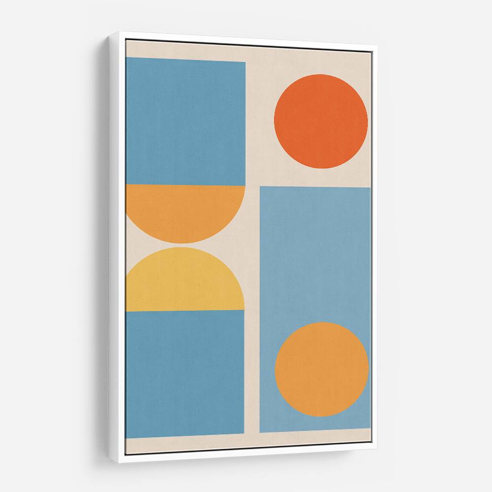 Bright Minimal Shapes Series #4 Wall Art